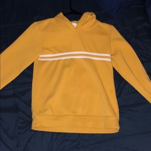 Yellow varsity hoodie